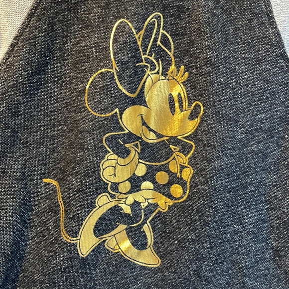 Disney Park two tone gray gold Minnie Mouse sweatshirt. Size M - Picture 3 of 7